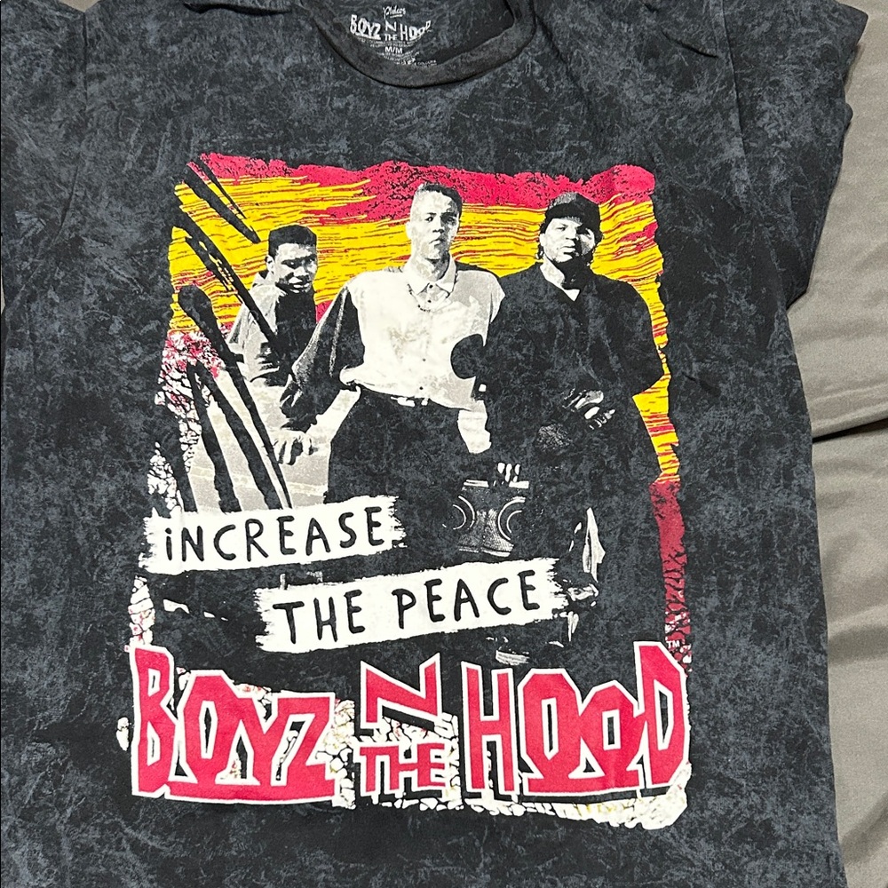 Boyz n the Hood Increase the Peace Graphic Tee - Charcoal